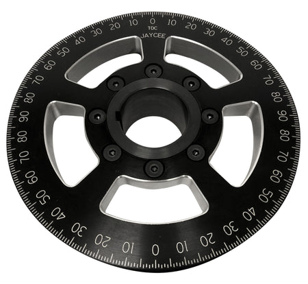 JayCee Billet 6" Street Pulley, Black