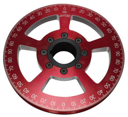JayCee 5.25" Drag Pulley, Red