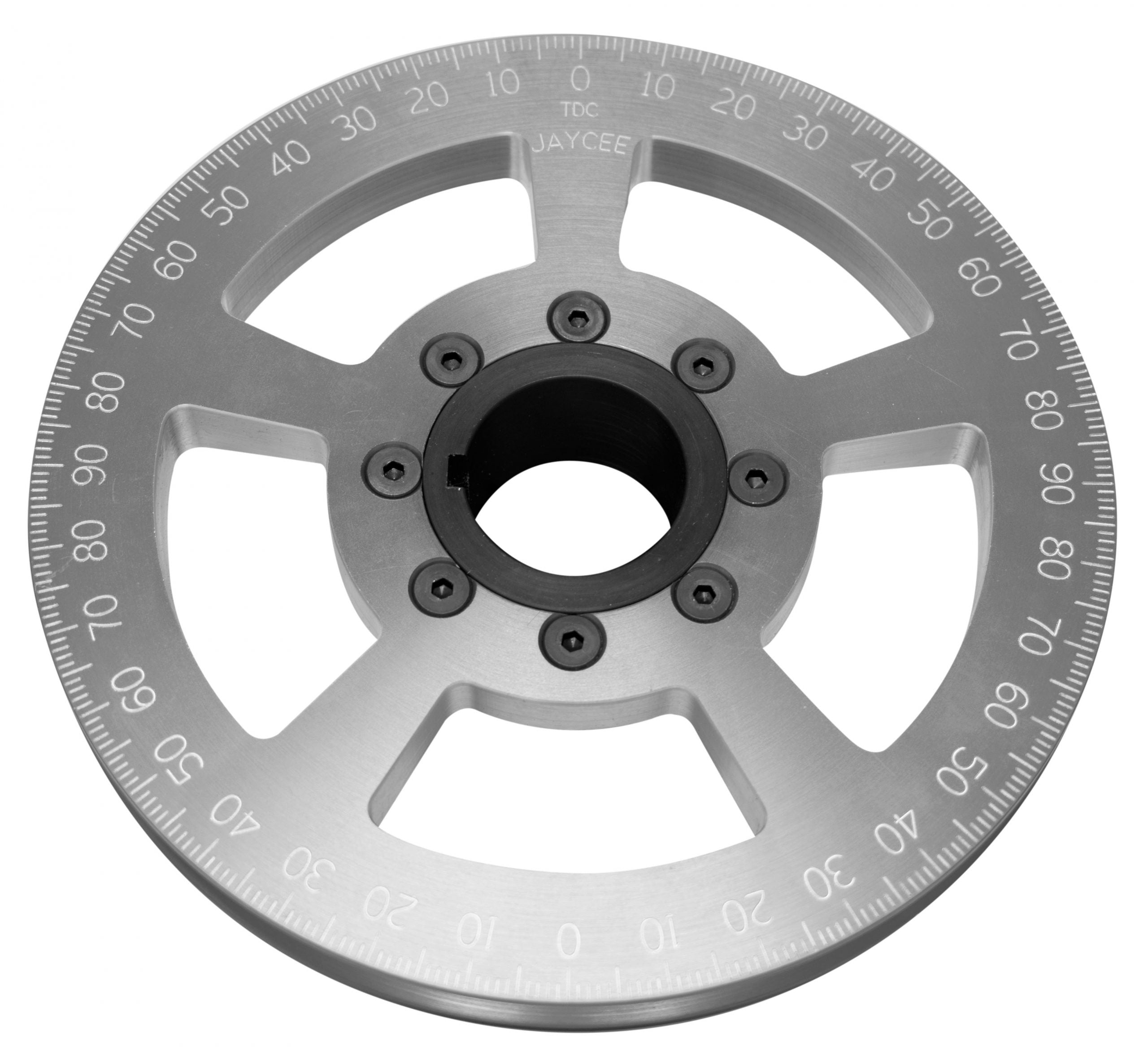 JayCee 5.25" Drag Pulley, Silver
