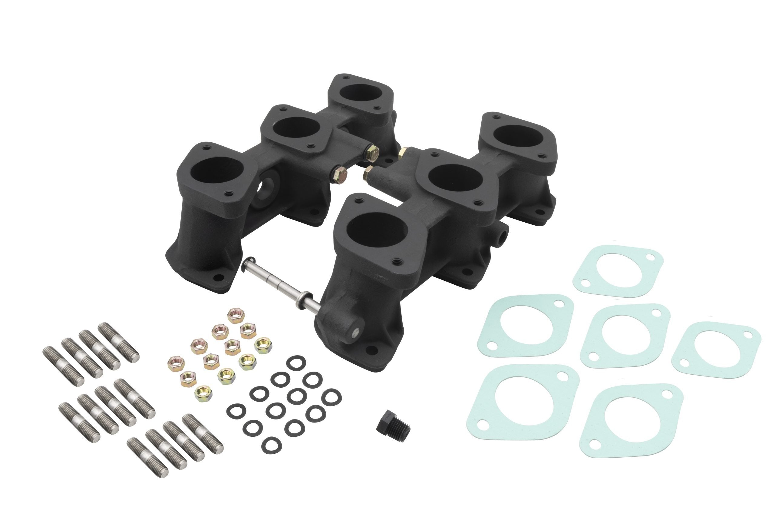 PMO Intake Manifold Set, CIS Injection 46x35mm, Standard Height (82mm), Rennsport "R" Finish for Porsche 911 (PM-O978-0)