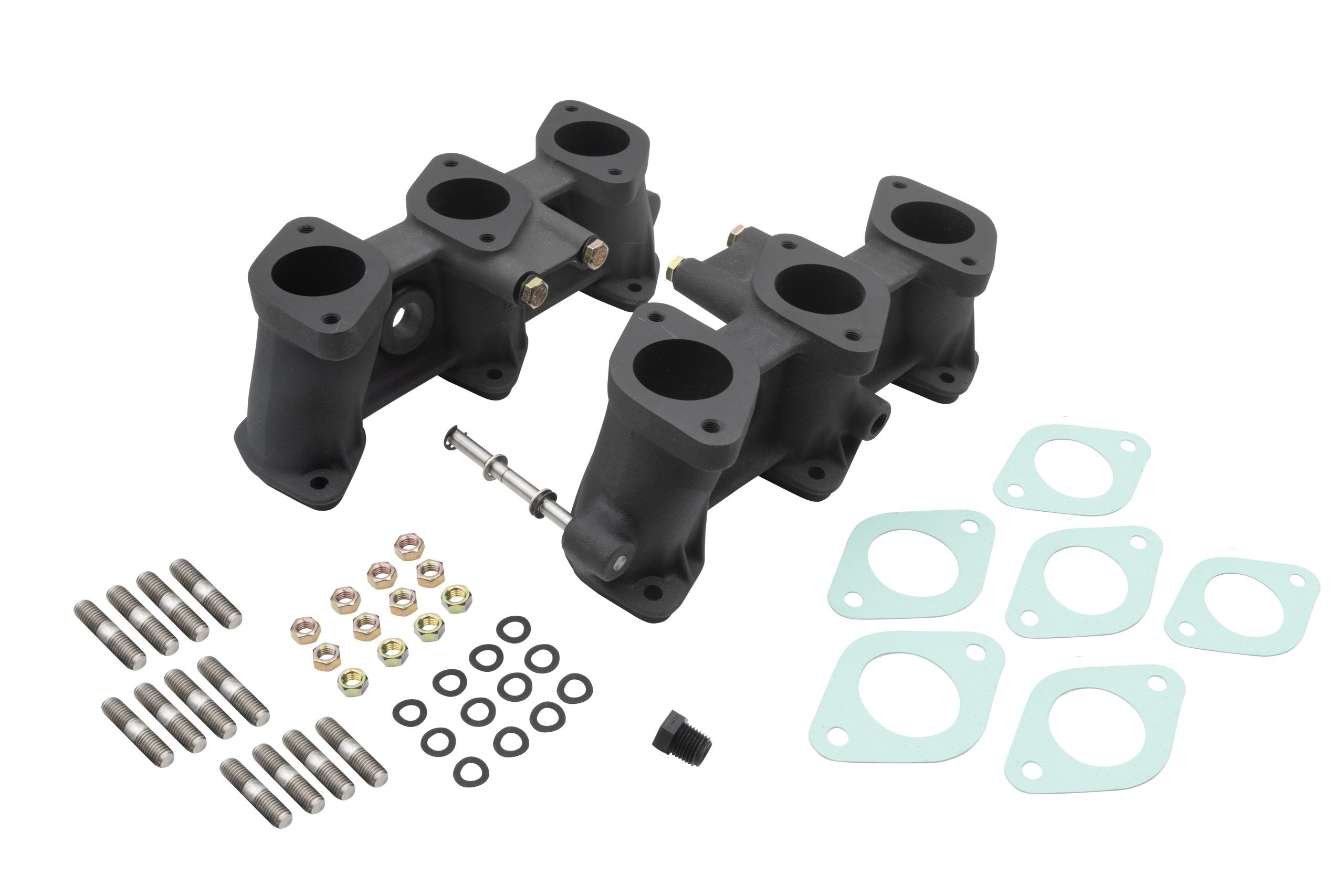 PMO Intake Manifold Set, CIS Injection 46x42mm, Tall Version (100mm), Rennsport "R" Finish for Porsche 911 (PM-O982-0)