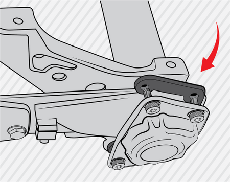 VW Spring Plate Cover Spacer Kit | 5mm Laser Cut Steel | EMPI Adjustable Spring Plates | 00-9586-0