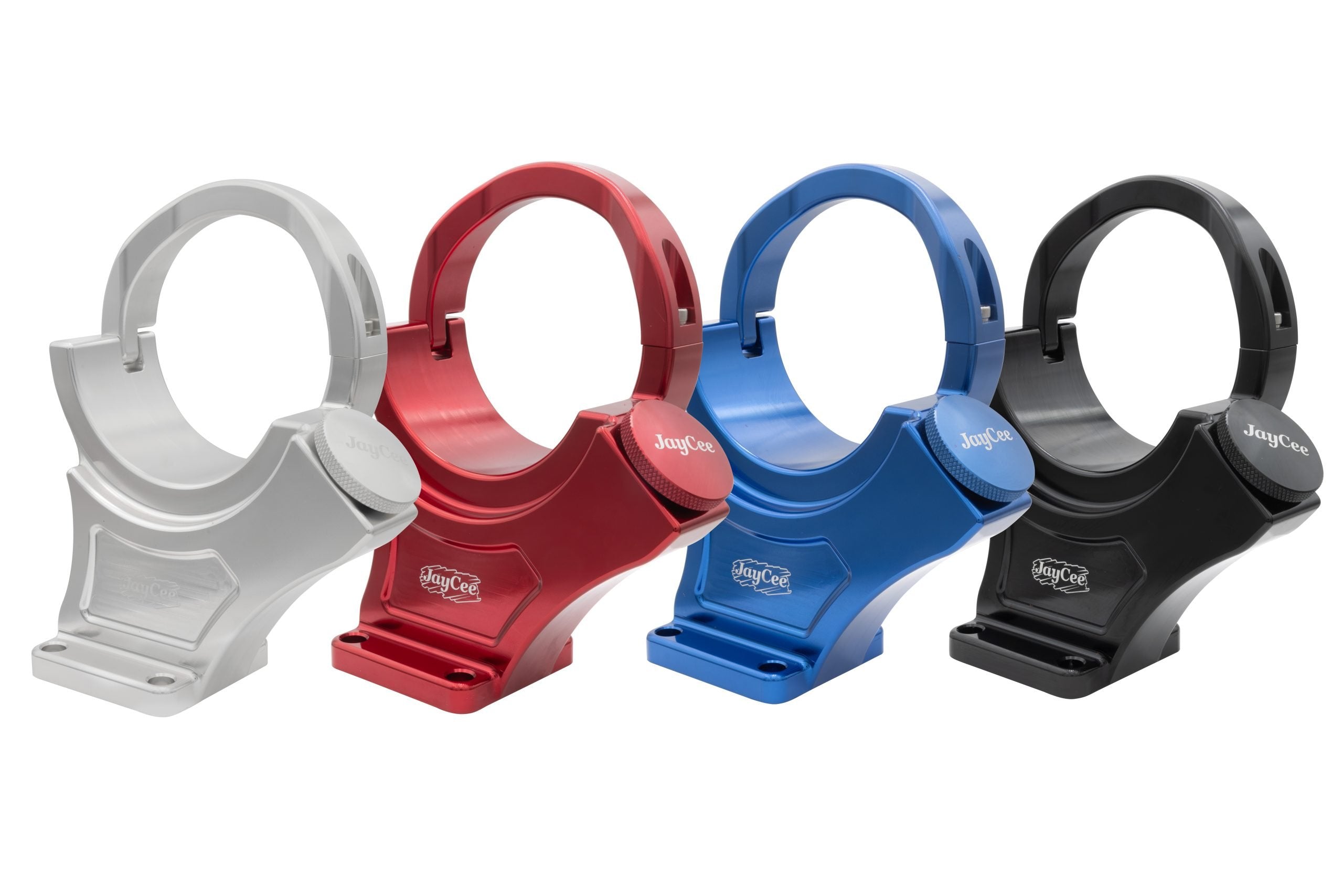 JayCee Anodized Silver Billet Alternator Stand JC-4511-0