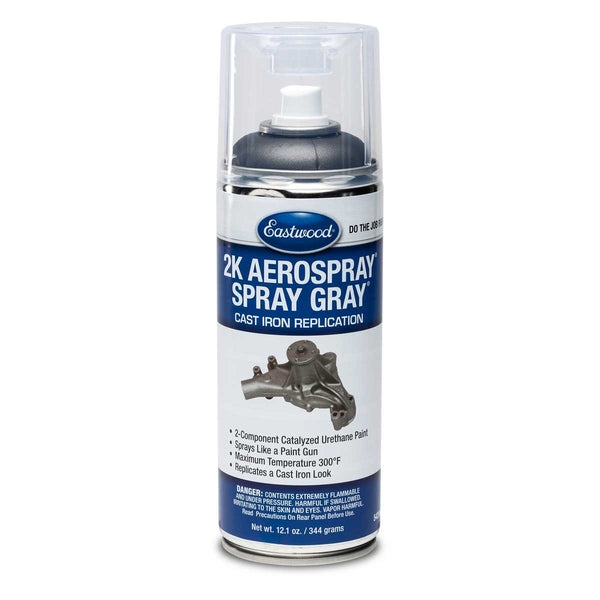 Eastwood 54295Z Spray Gray 2K AeroSpray cast iron look finish