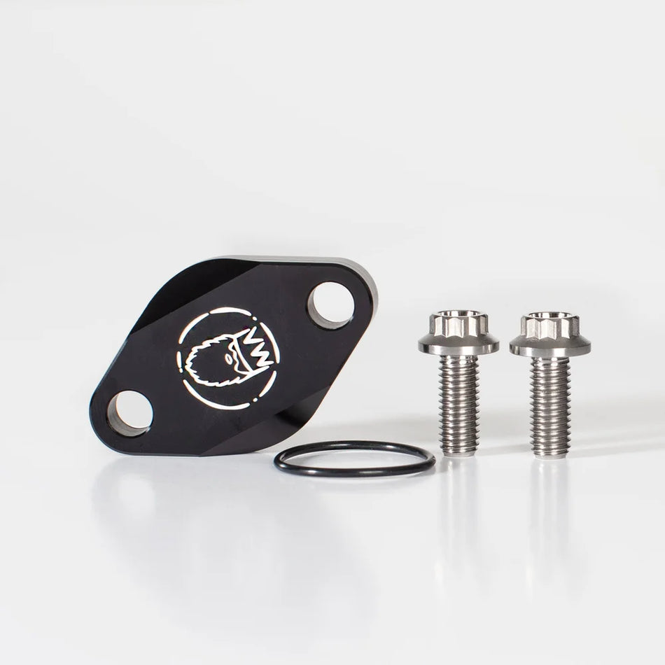 King Performance Billet Fuel Pump Block-Off Plate