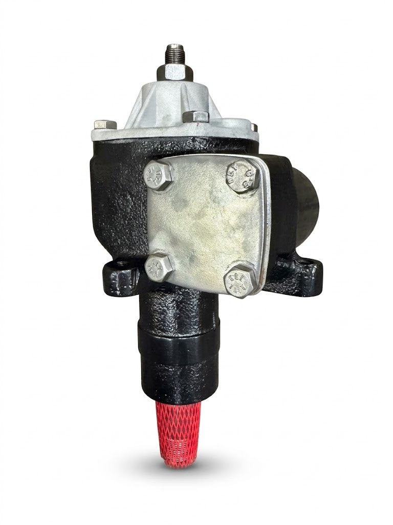 Rebuilt Brazilian VW Early Bay Bus steering box, 1968-1972, side cover view