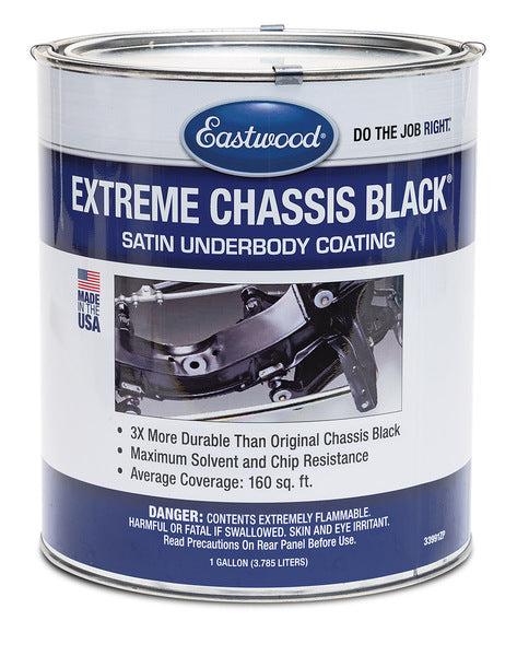 Eastwood 33991ZP 3X Chassis Black premium undercoating kit spray