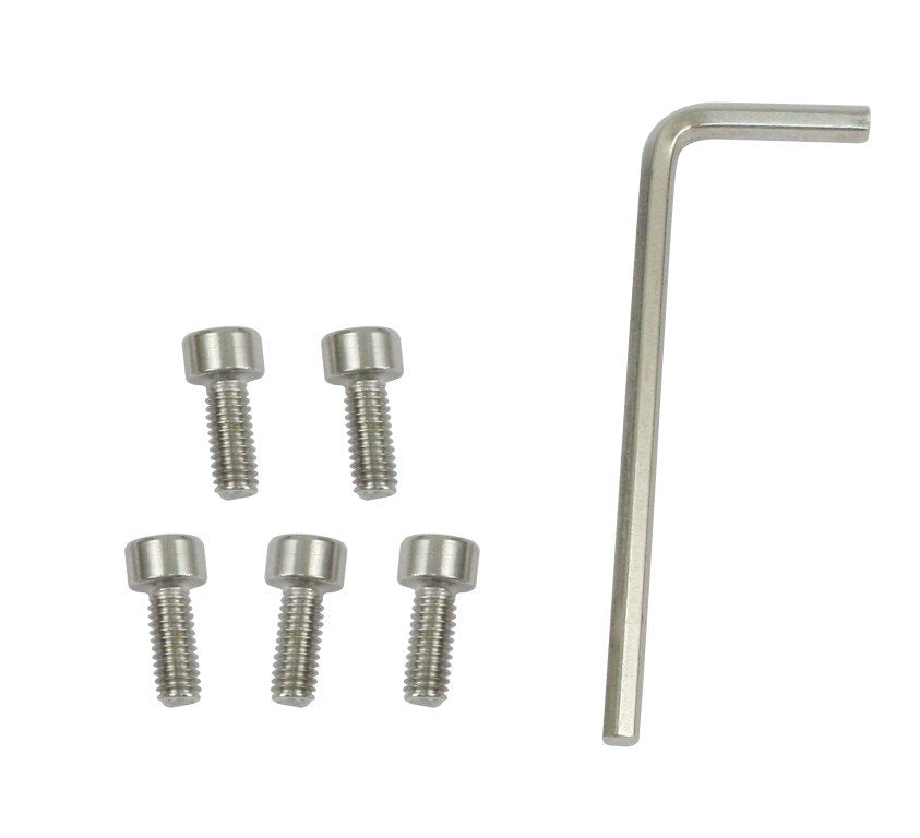 EMPI 00-9698-0 stainless steel Allen head bolts for wheel center caps, package of 5