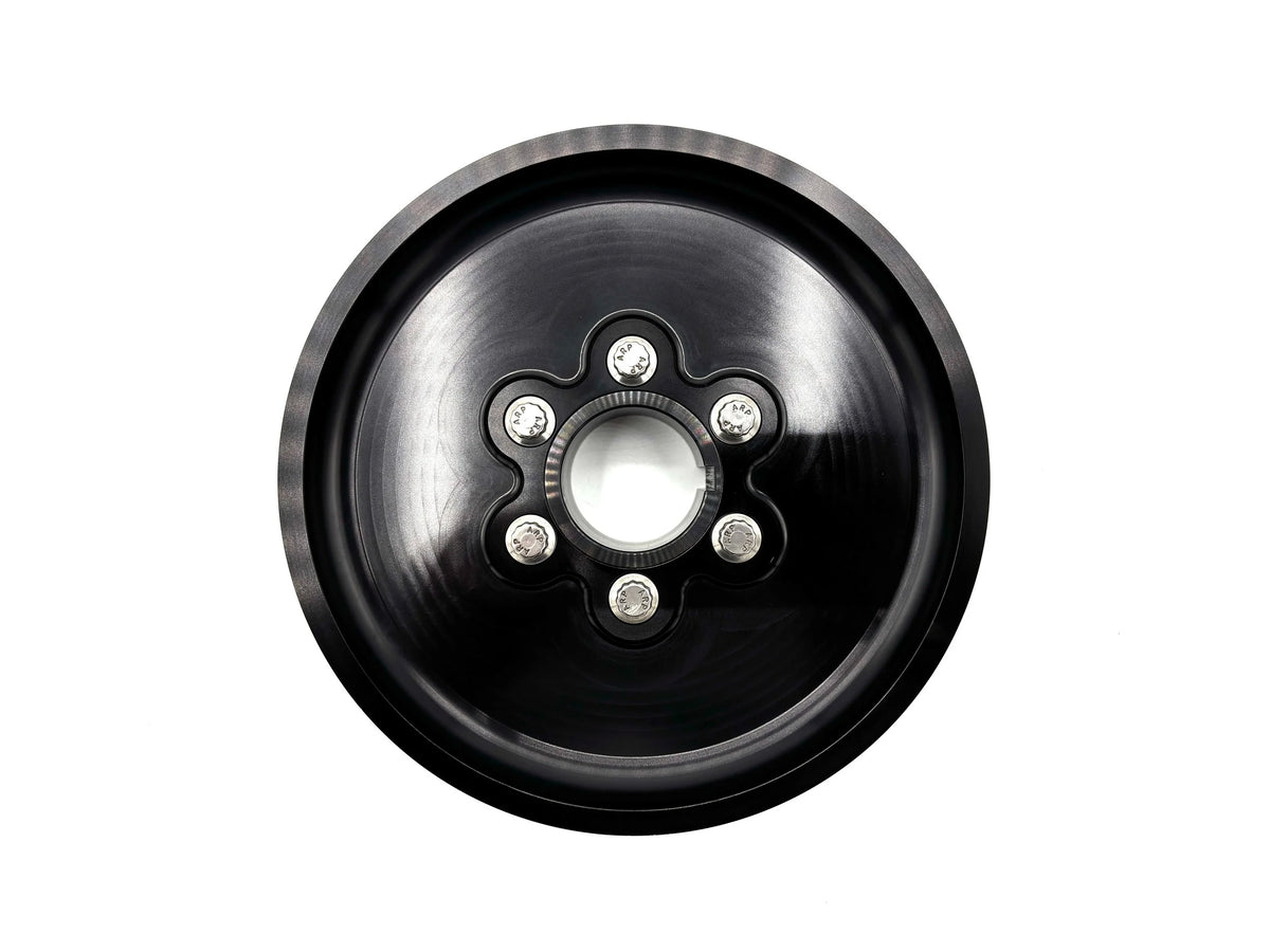 Anodized billet crank pulley, 7 inch, for air-cooled Volkswagen Type 1, F2 Performance Supply