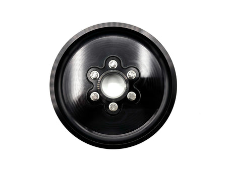 Anodized billet crank pulley, 7 inch, for air-cooled Volkswagen Type 1, F2 Performance Supply