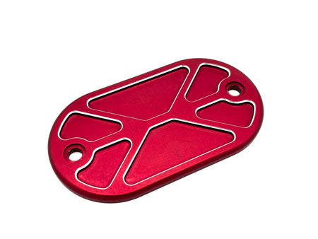 CNC 6061 anodized billet shift rod cover, late ball-joint VW Beetle 1966–1967, F2 Performance Supply
