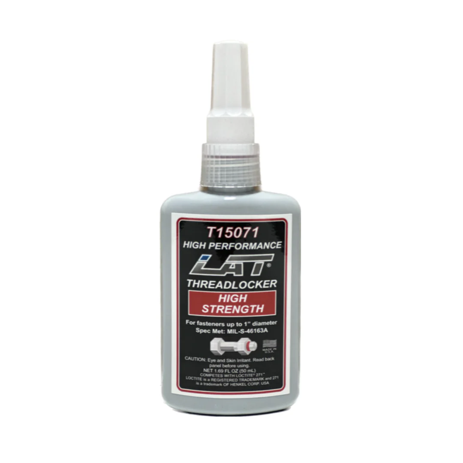 LAT red high strength thread lock sold by King Performance
