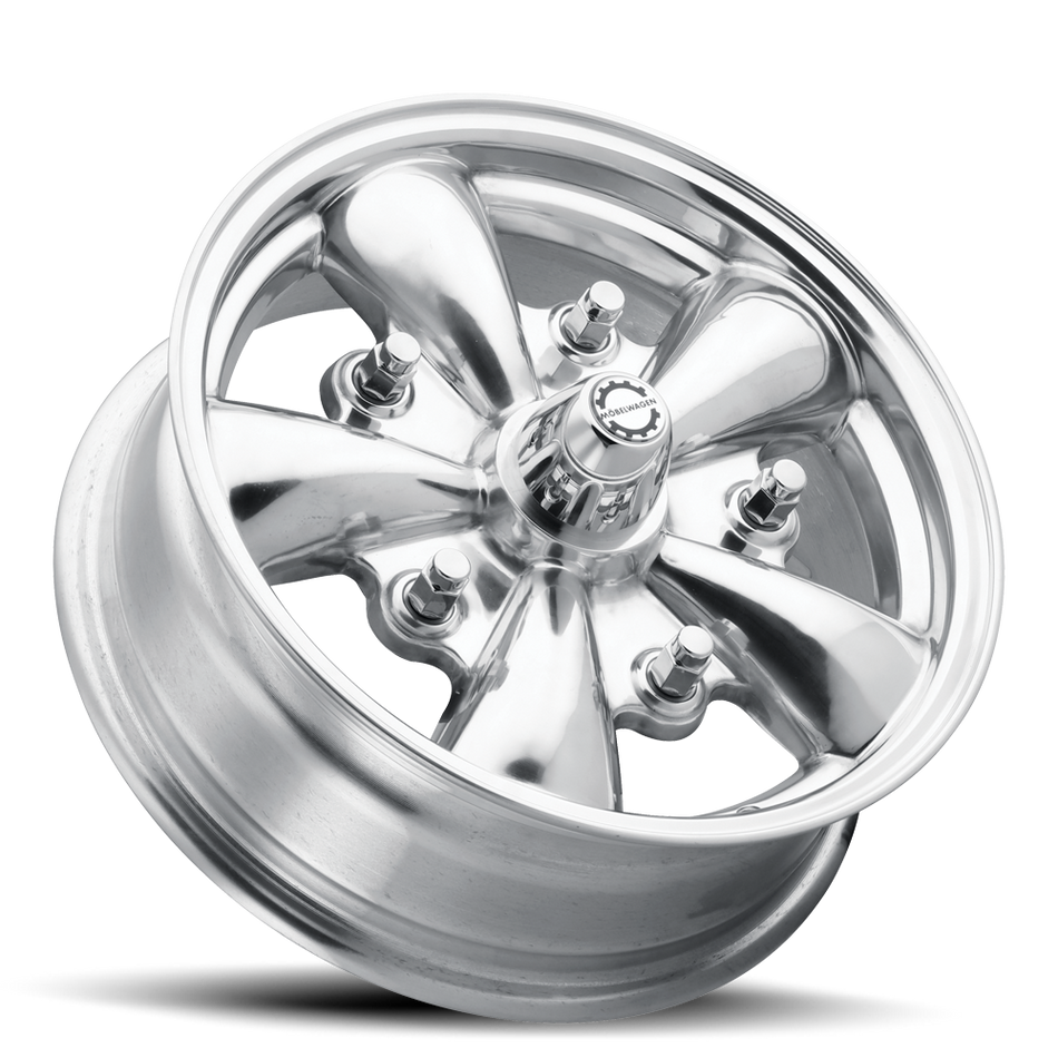 Mobelwagen 720 Das Jager polished wheel laid flat, 15x5.5, 5x205