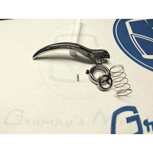 VW Sunroof Grooved Locking Handle Kit - Triple Chrome Polished - Made in the USA