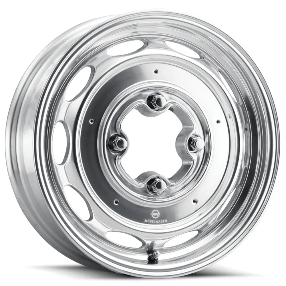 Mobelwagen 520 Interceptor (Vintage 190) wheel, polished, 15x5.5 +20mm, 5x205 (MW-520P-55520-20)
