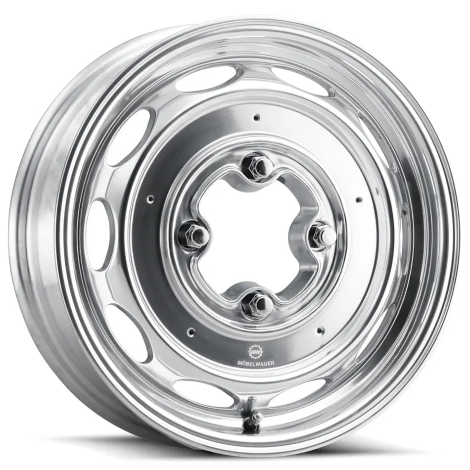 Mobelwagen 520 Interceptor (Vintage 190) wheel, polished, 15x5.5 +20mm, 5x205 (MW-520P-55520-20)