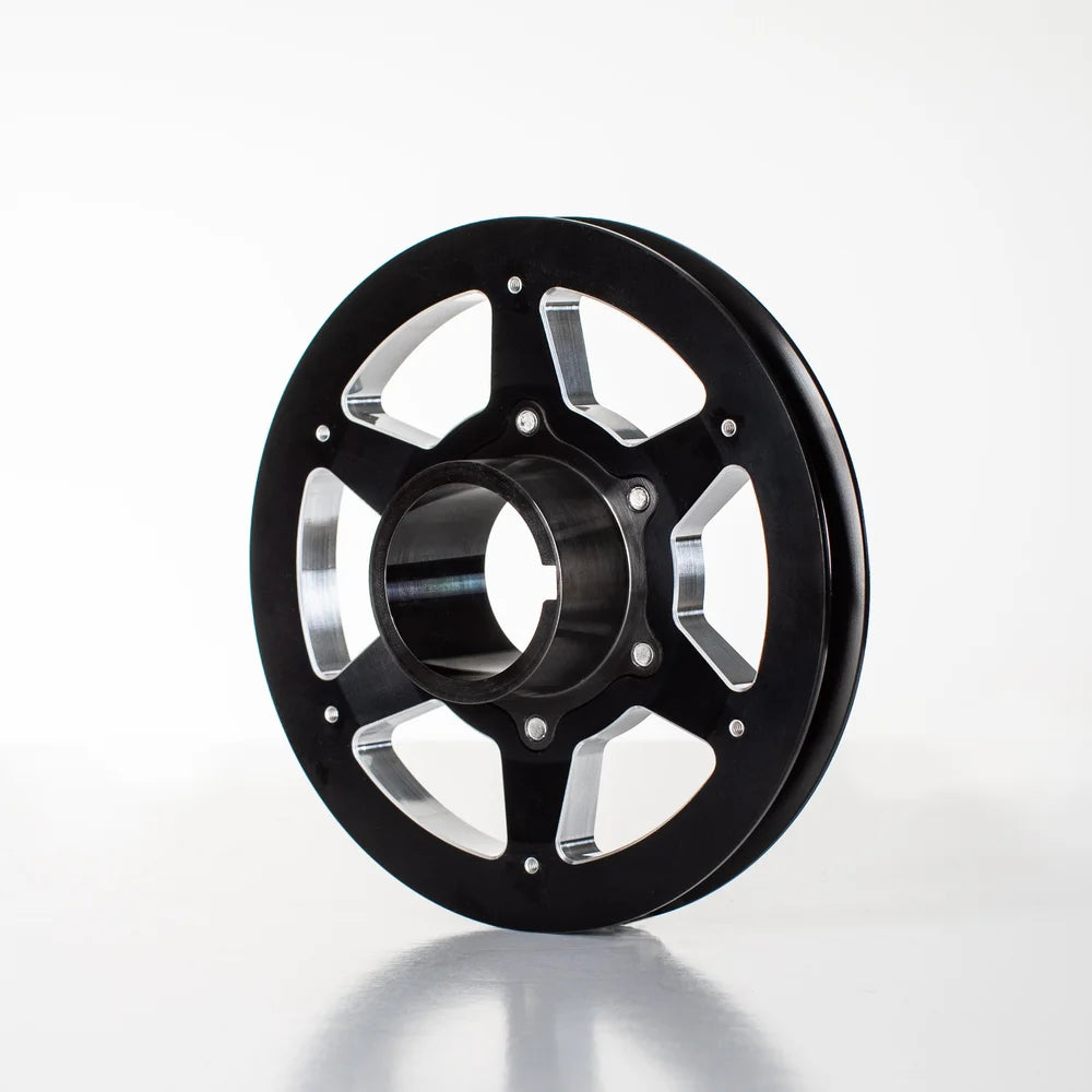 King Performance 5.25" Billet Pulley System, Top & Bottom Pulley Complete Kit