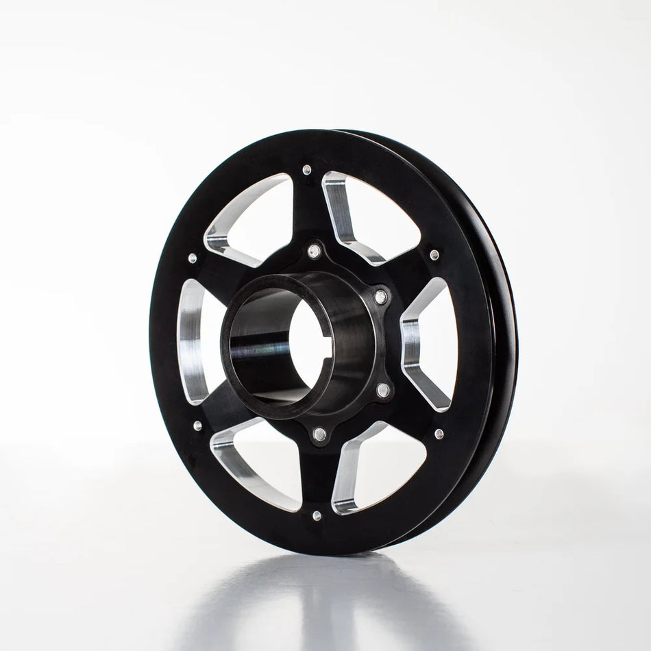 King Performance 5.25" Billet Pulley System, Top & Bottom Pulley Complete Kit