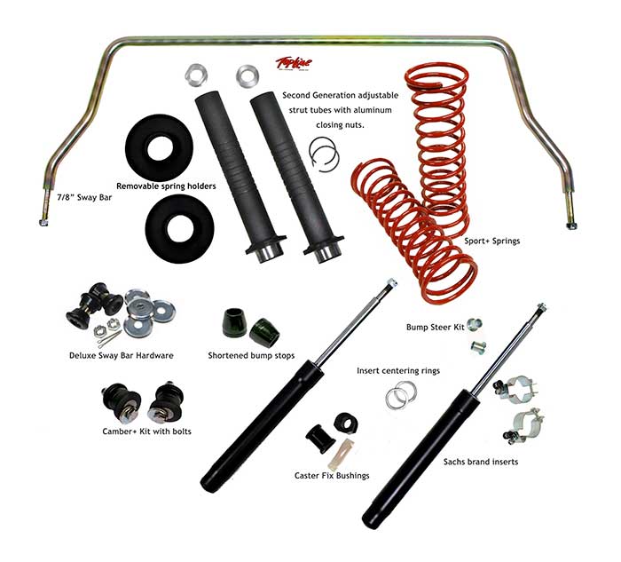 Top Line Super Low Pro Kit 71-73 Super Beetle 87-0910SP