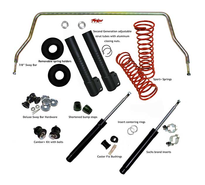 Top Line Super Low Pro Kit 74-79 Super Beetle 87-0910LP