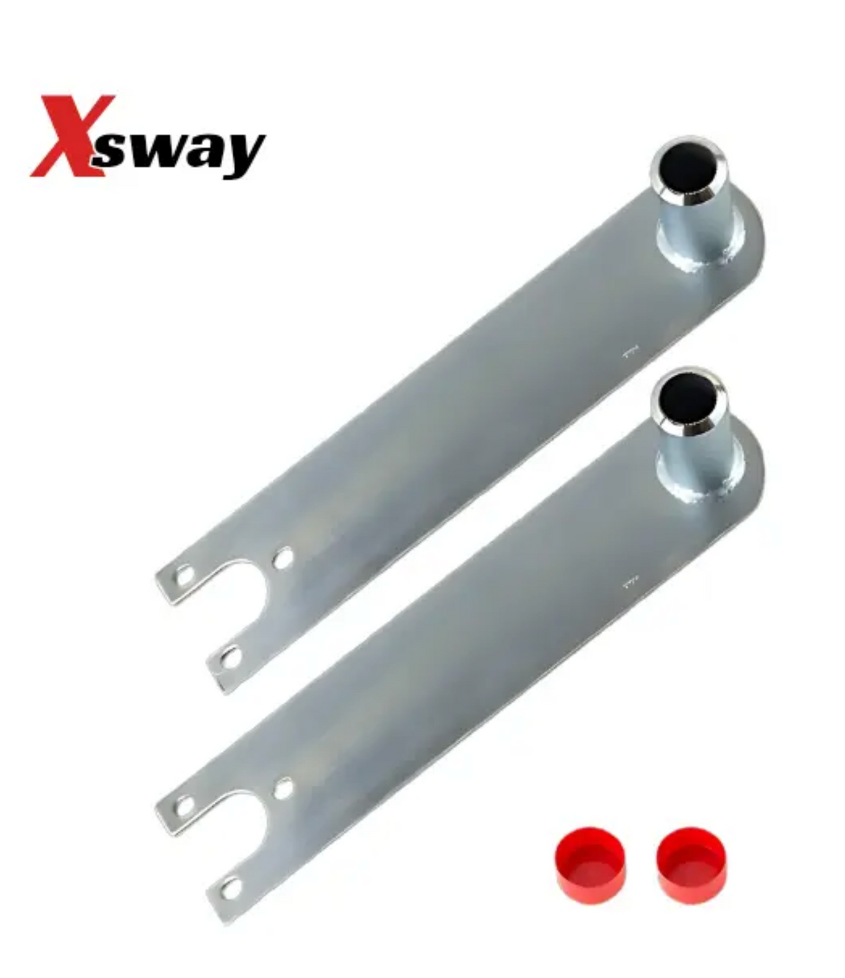 Sway-A-Way VW swing axle spring plate set, 1/4 inch spring steel with welded splined collar, pair