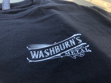 Original Washburn's Metal Retro Version Short Sleeve — detail view