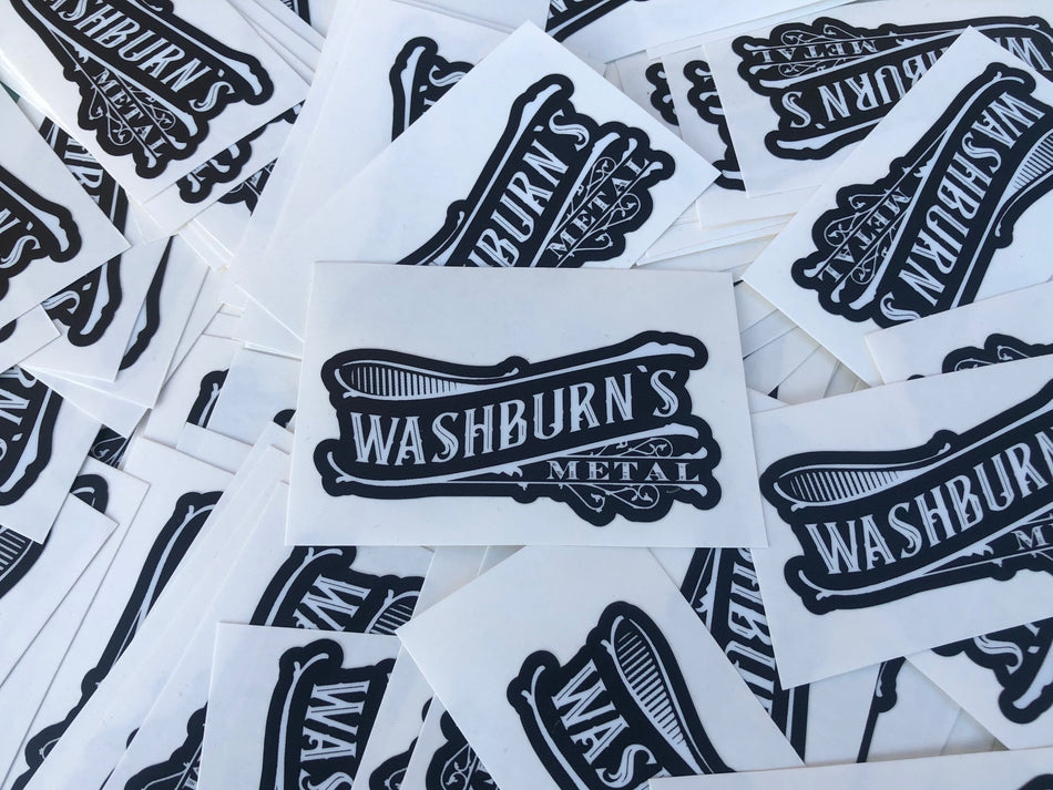 Washburn's Metal Retro Die Cut