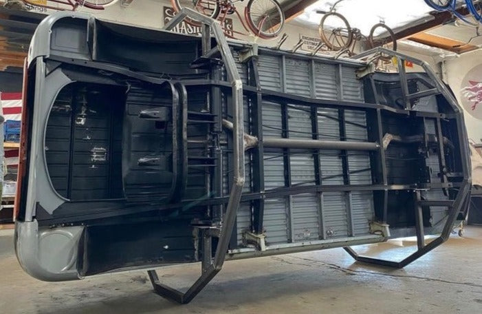 Rotisserie Kit: "Weld It Yourself" (without wheels) — with hardware shown