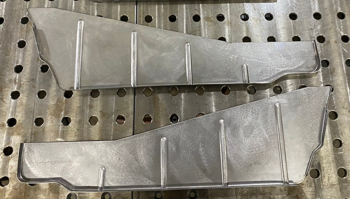 Type 3: Two-piece Pan Divider/Partition Lower Repair Panels, Notchback, Fastback, Squarebackack for Type 3