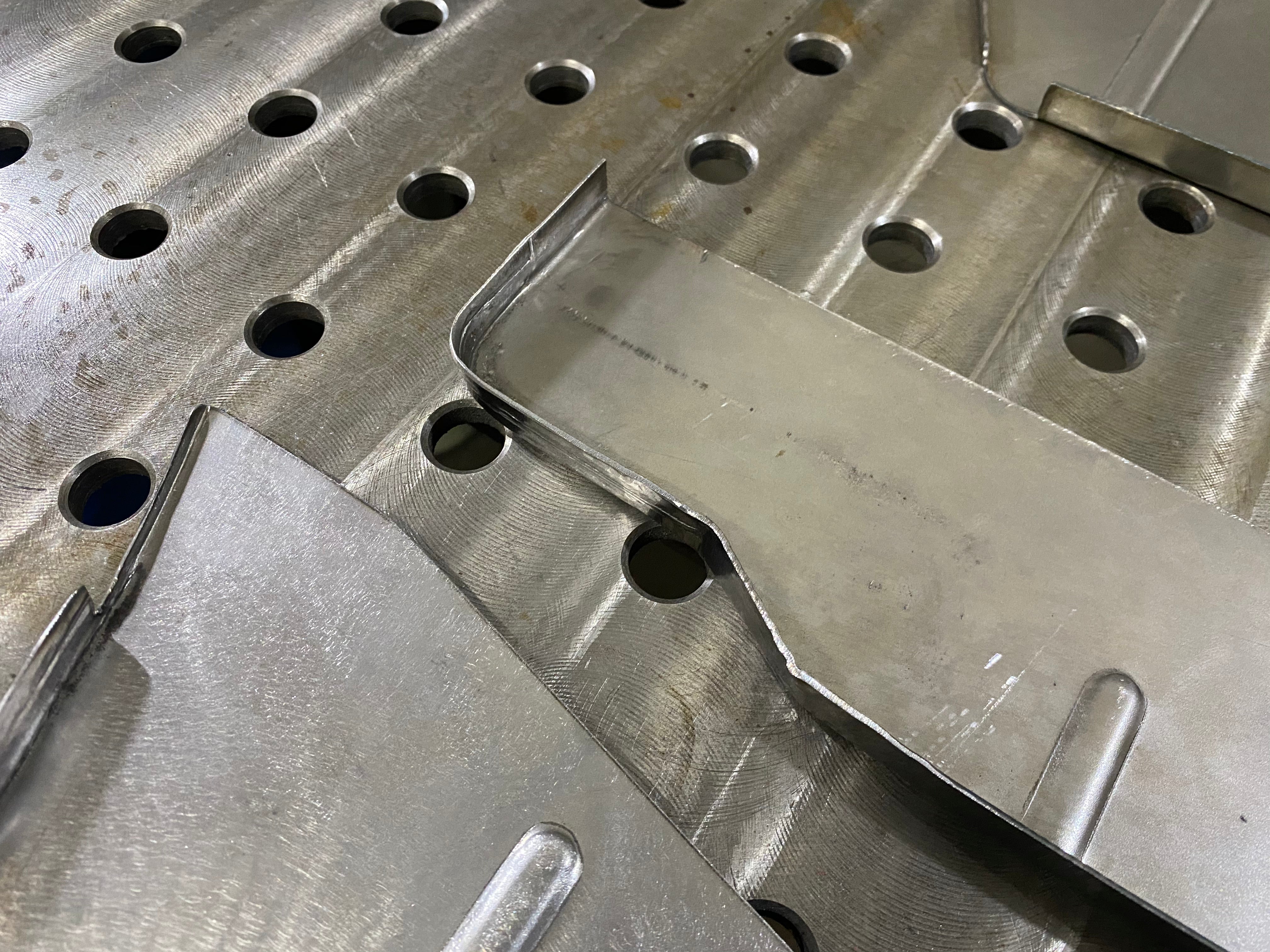 Type 3: Two-piece Pan Divider/Partition Lower Repair Panels, Notchback, Fastback, Squarebackack for Type 3