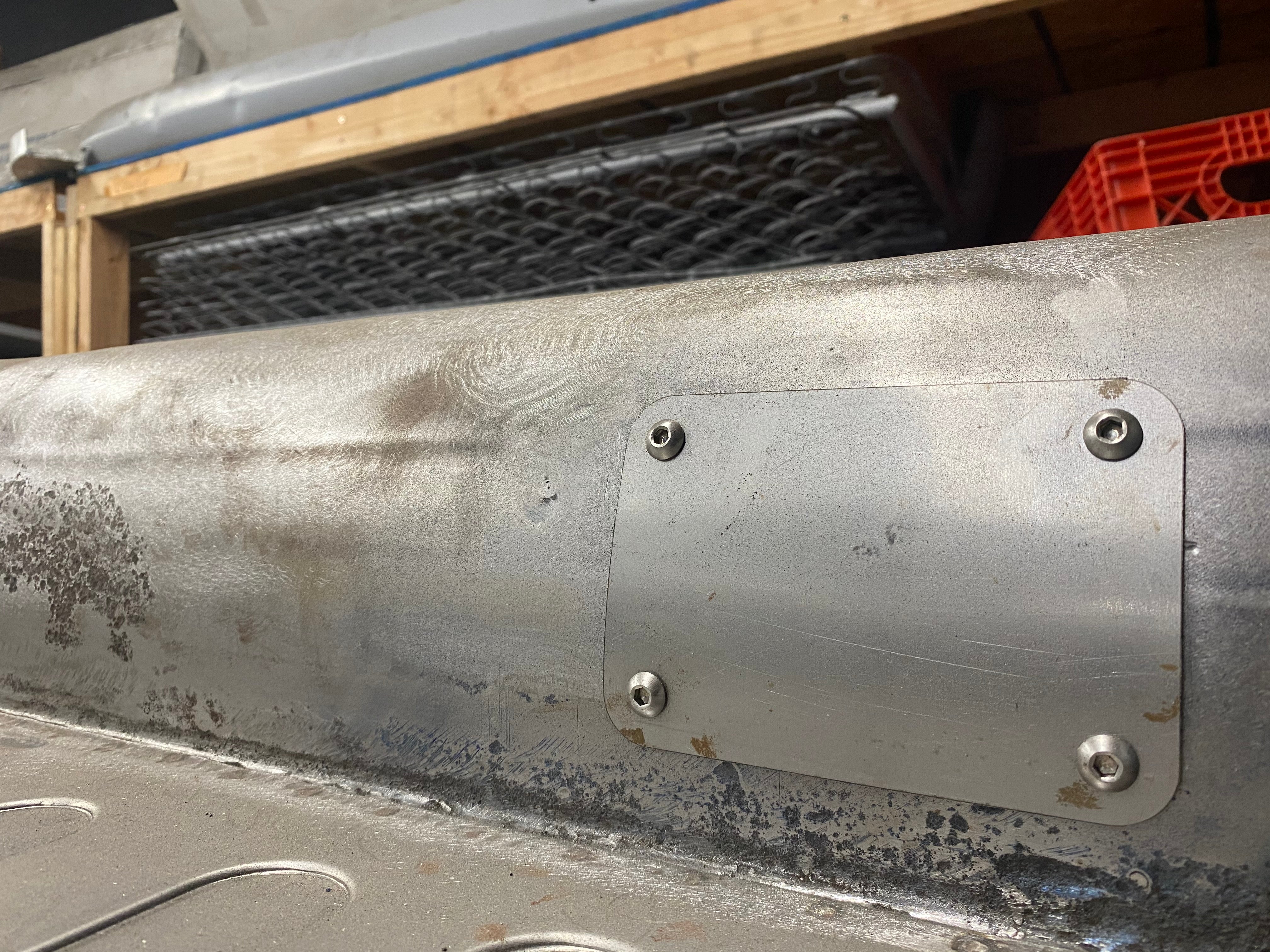 Tunnel Access Plate Kit (Non-Flush) All Years Beetle, Type 3, Ghia & Thing — detail view