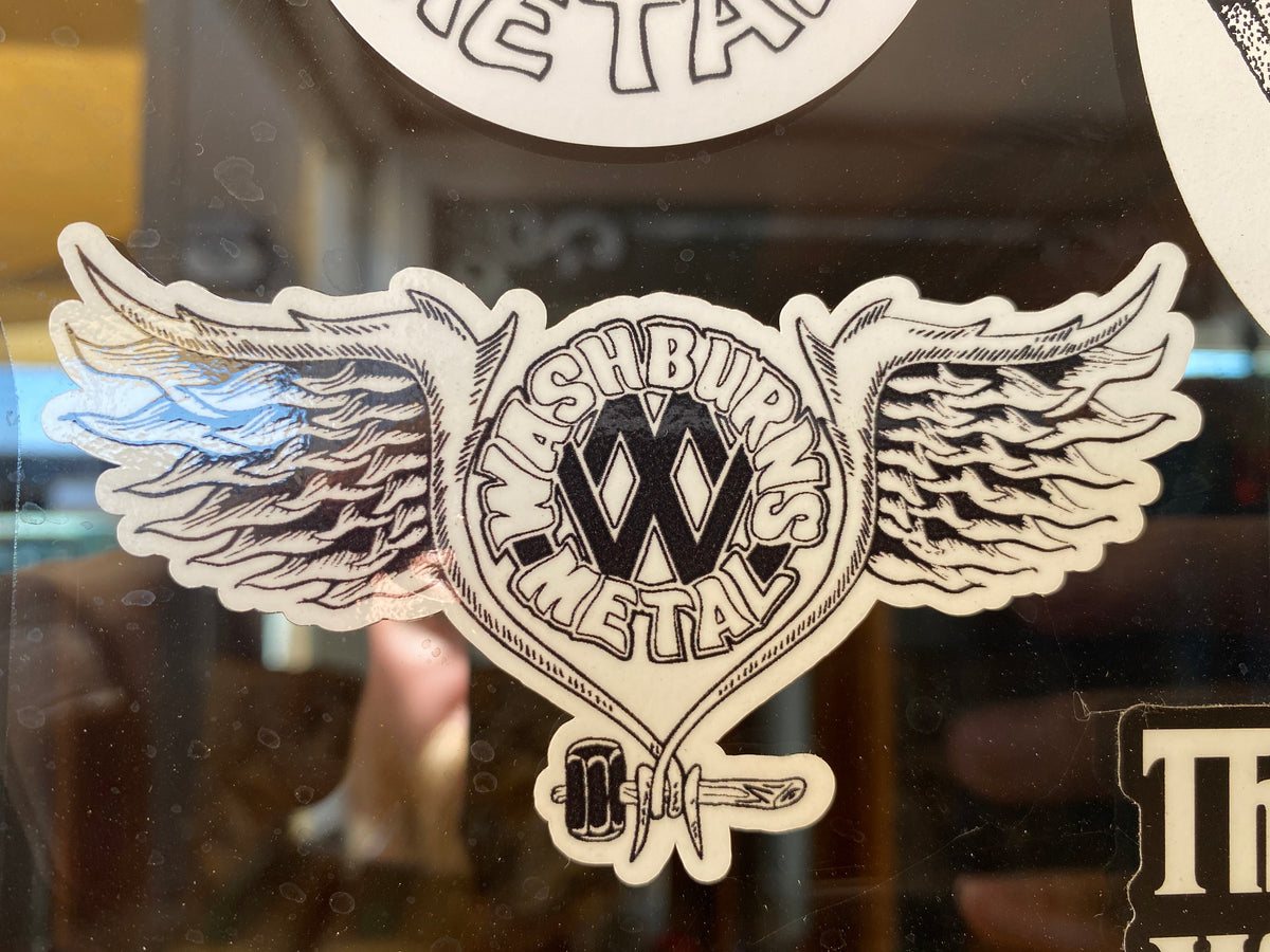 Washburn's Metal Winged Logo