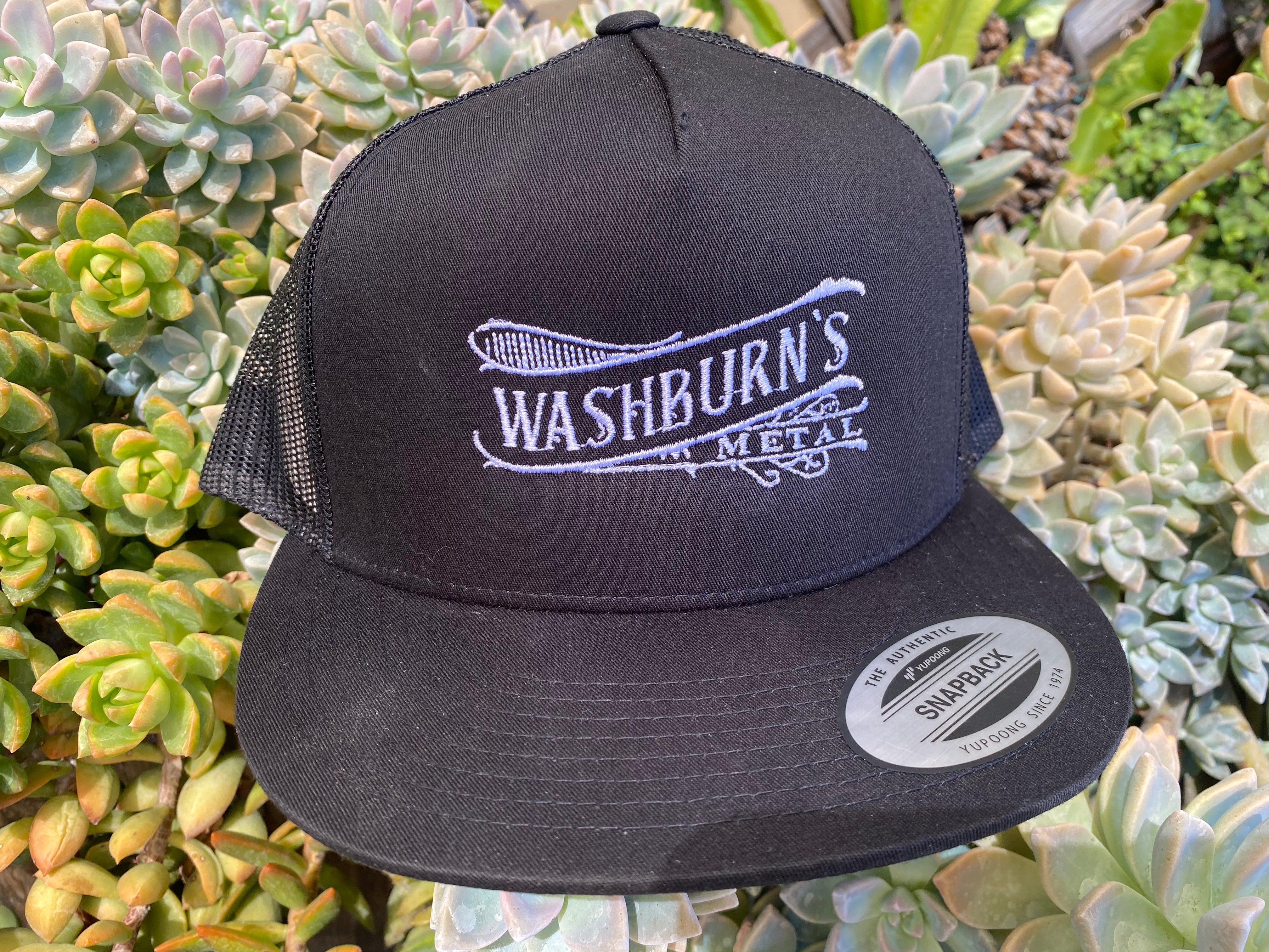 Washburn's Metal Trucker Hat